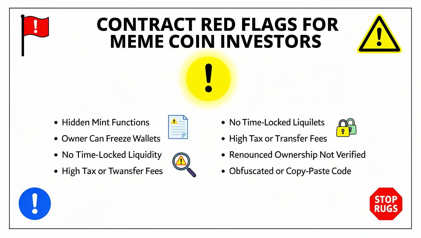 Contract Red Flags Every Meme Coin Investor Should Know