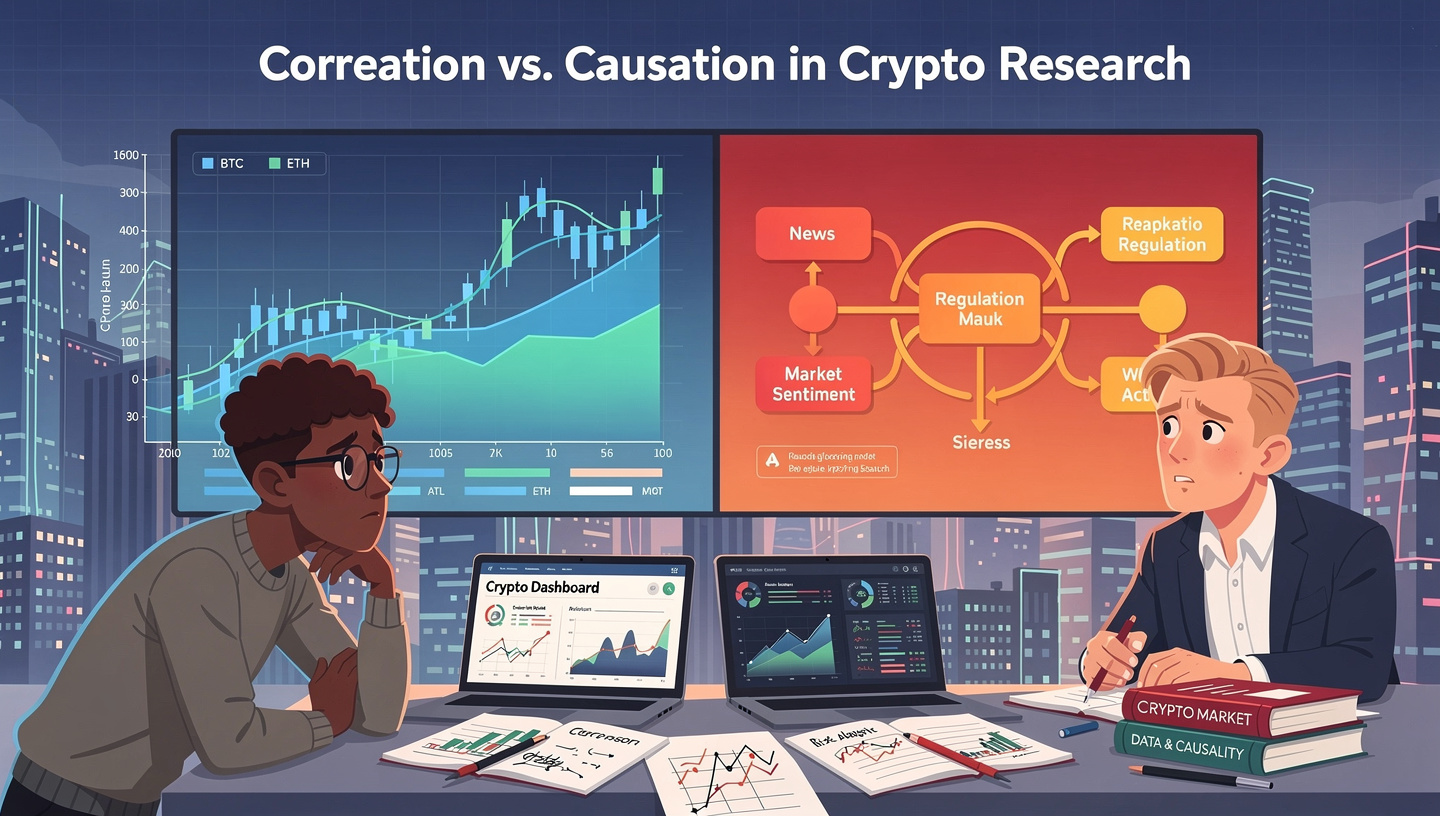 Correlation vs. Causation in Crypto Research