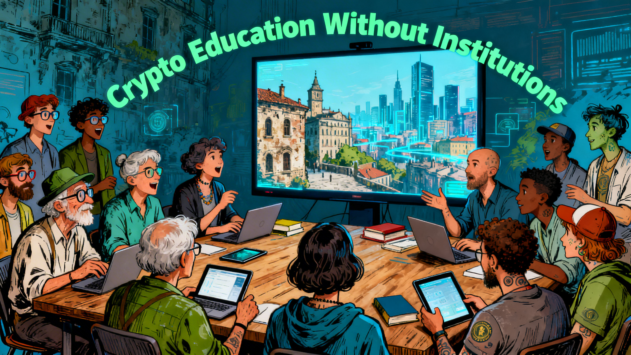 Crypto Education Without Institutions