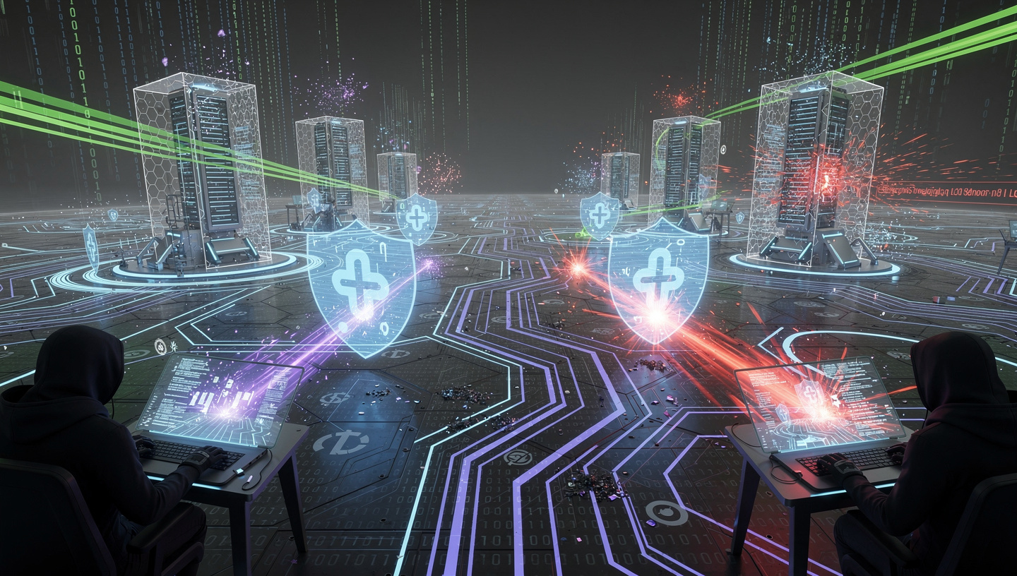 Cyber Warfare Between Blockchains