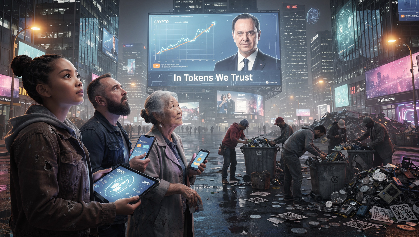 Economic Inequality in Tokenized Societies