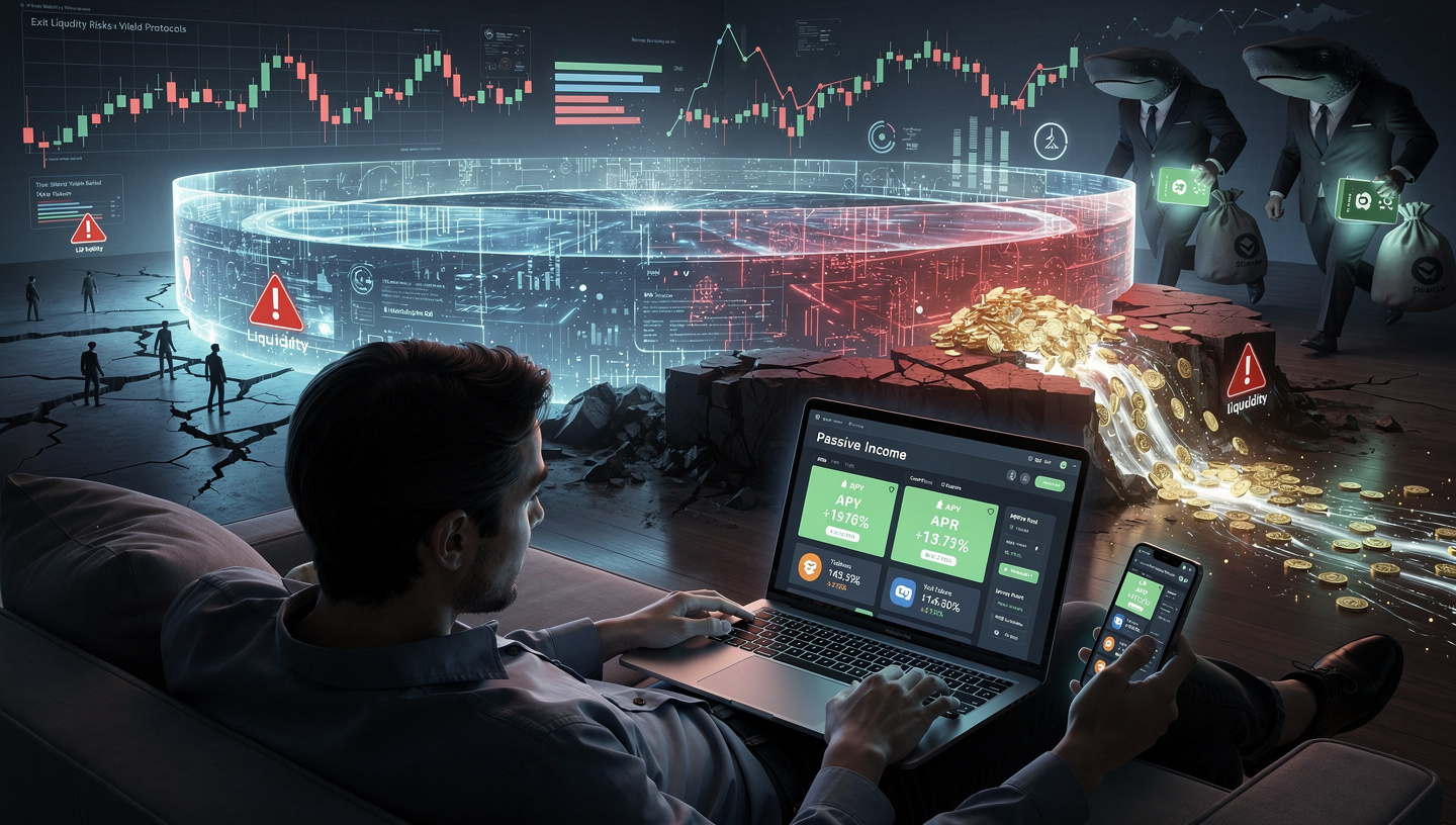 Exit Liquidity Risks in Yield Protocols The Silent Trap Behind “Passive Income”