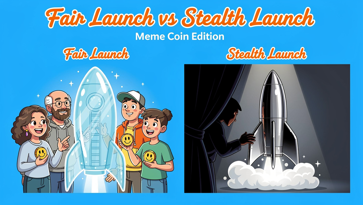 Fair Launch vs. Stealth Launch Meme Coin Edition