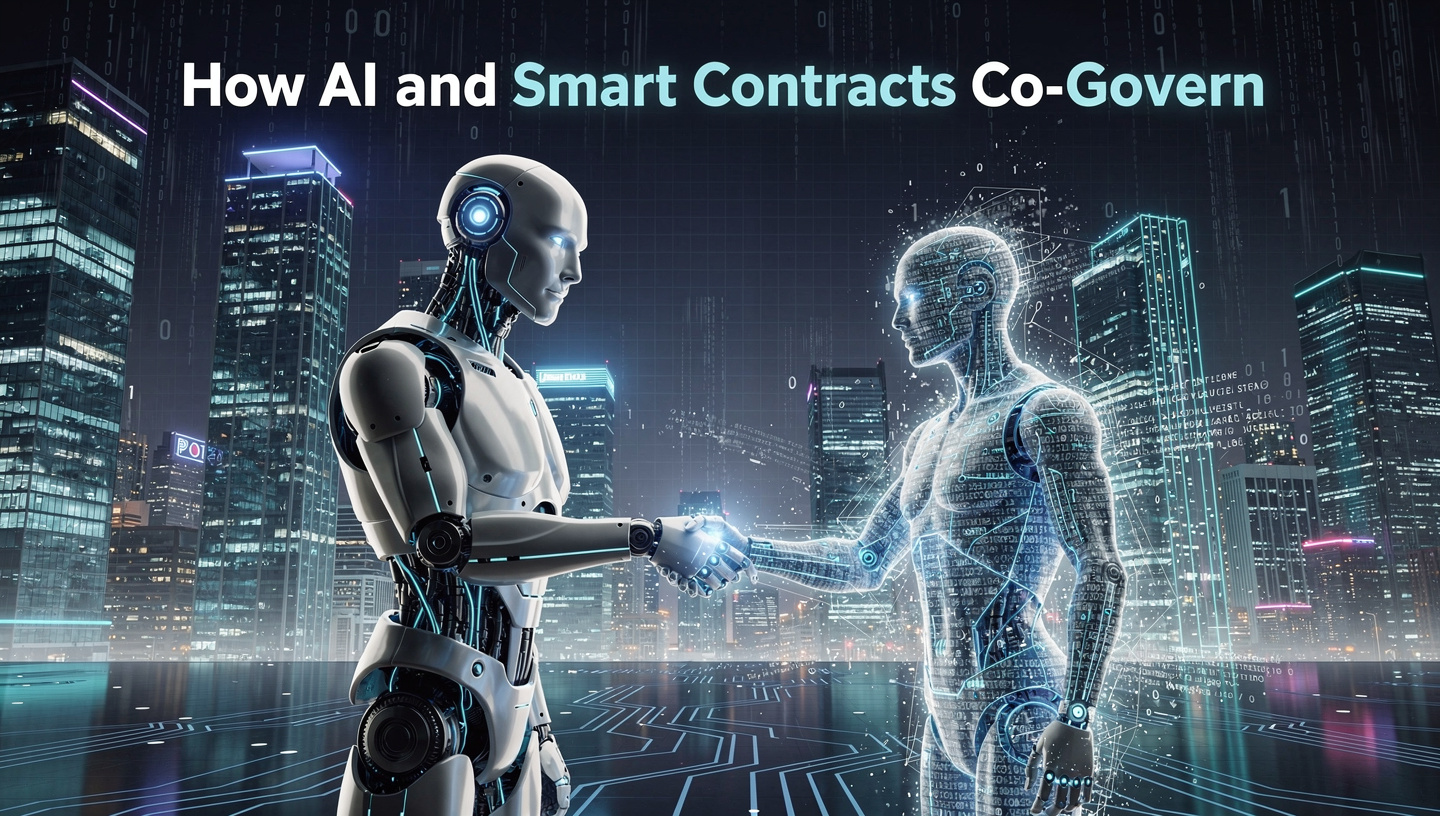 How AI and Smart Contracts Co-Govern
