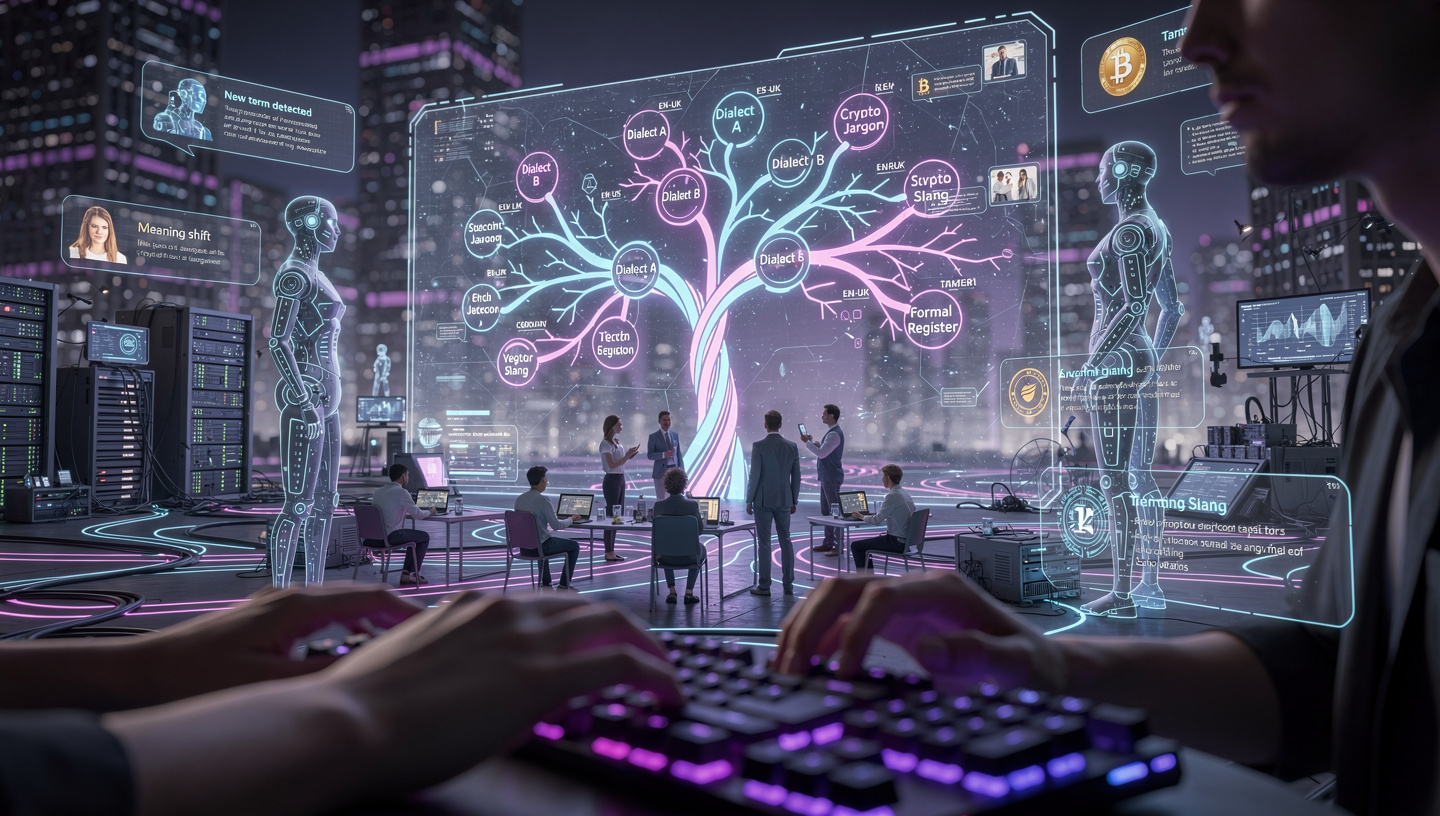 How Language Evolves in Crypto Worlds