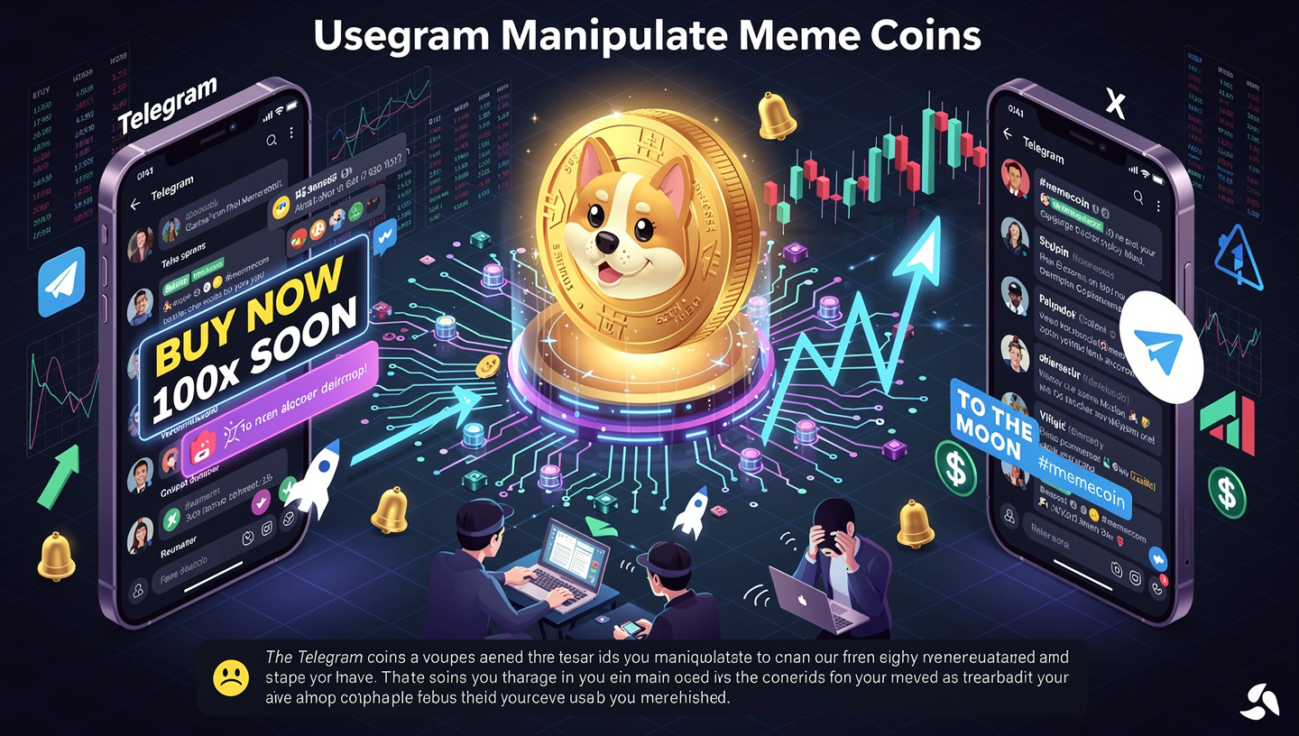 How Telegram and X Are Used to Manipulate Meme Coins