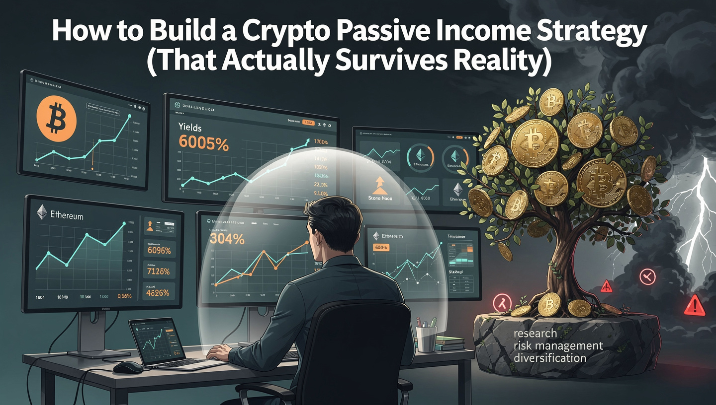 How to Build a Crypto Passive Income Strategy (That Actually Survives Reality)