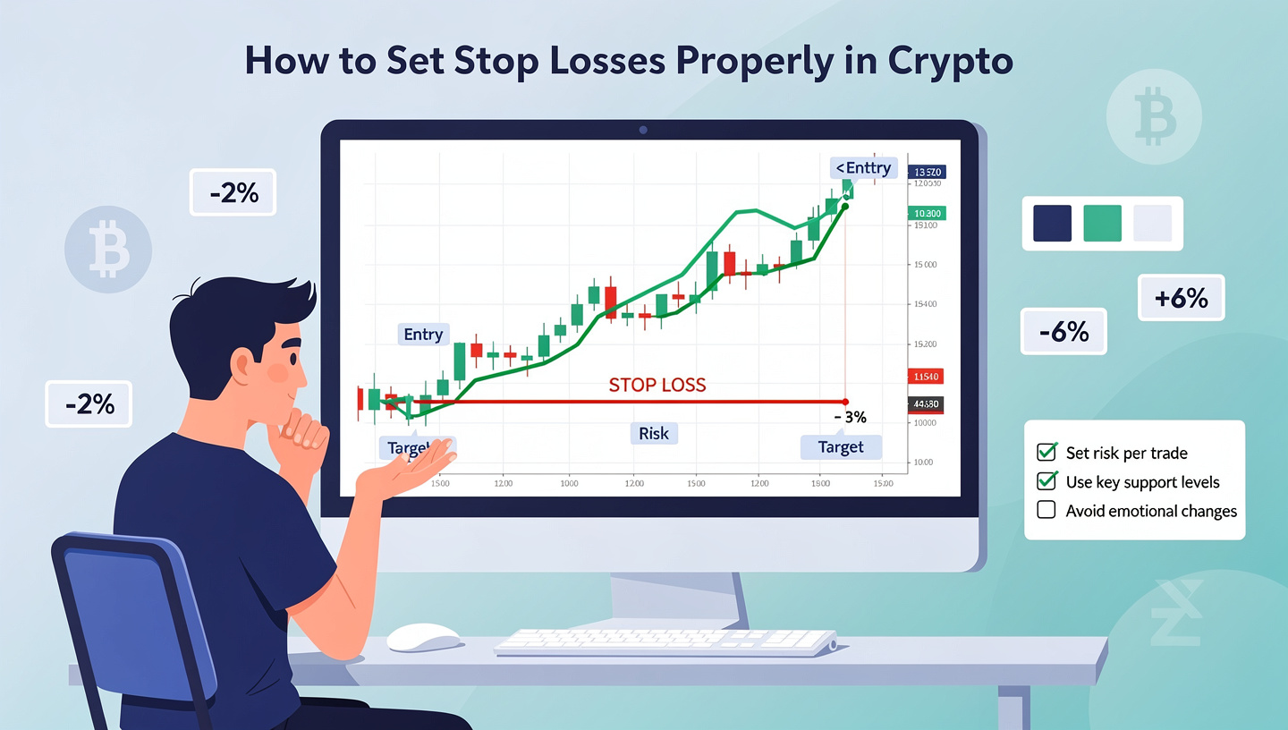 How to Set Stop Losses Properly in Crypto