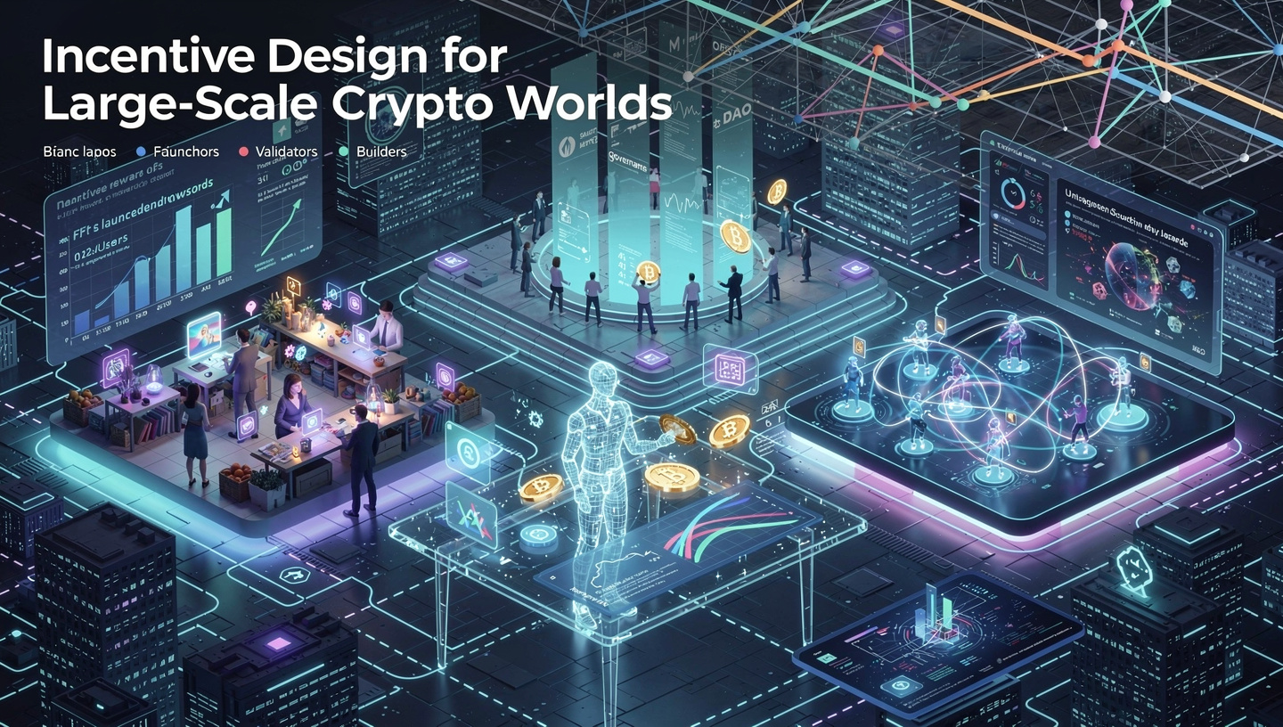 Incentive Design for Large-Scale Crypto Worlds