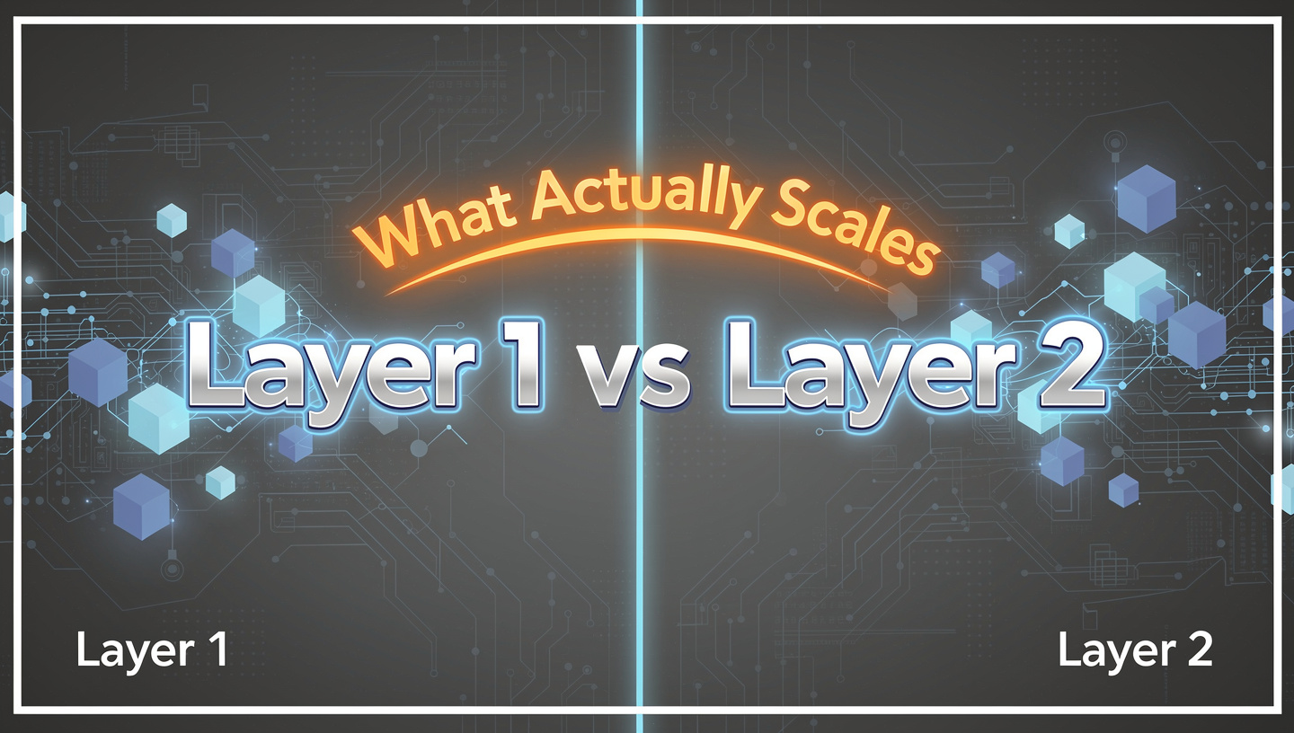 Layer 1 vs Layer 2 What Actually Scales