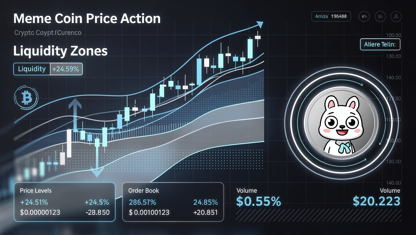 Liquidity Zones and Meme Coin Price Action