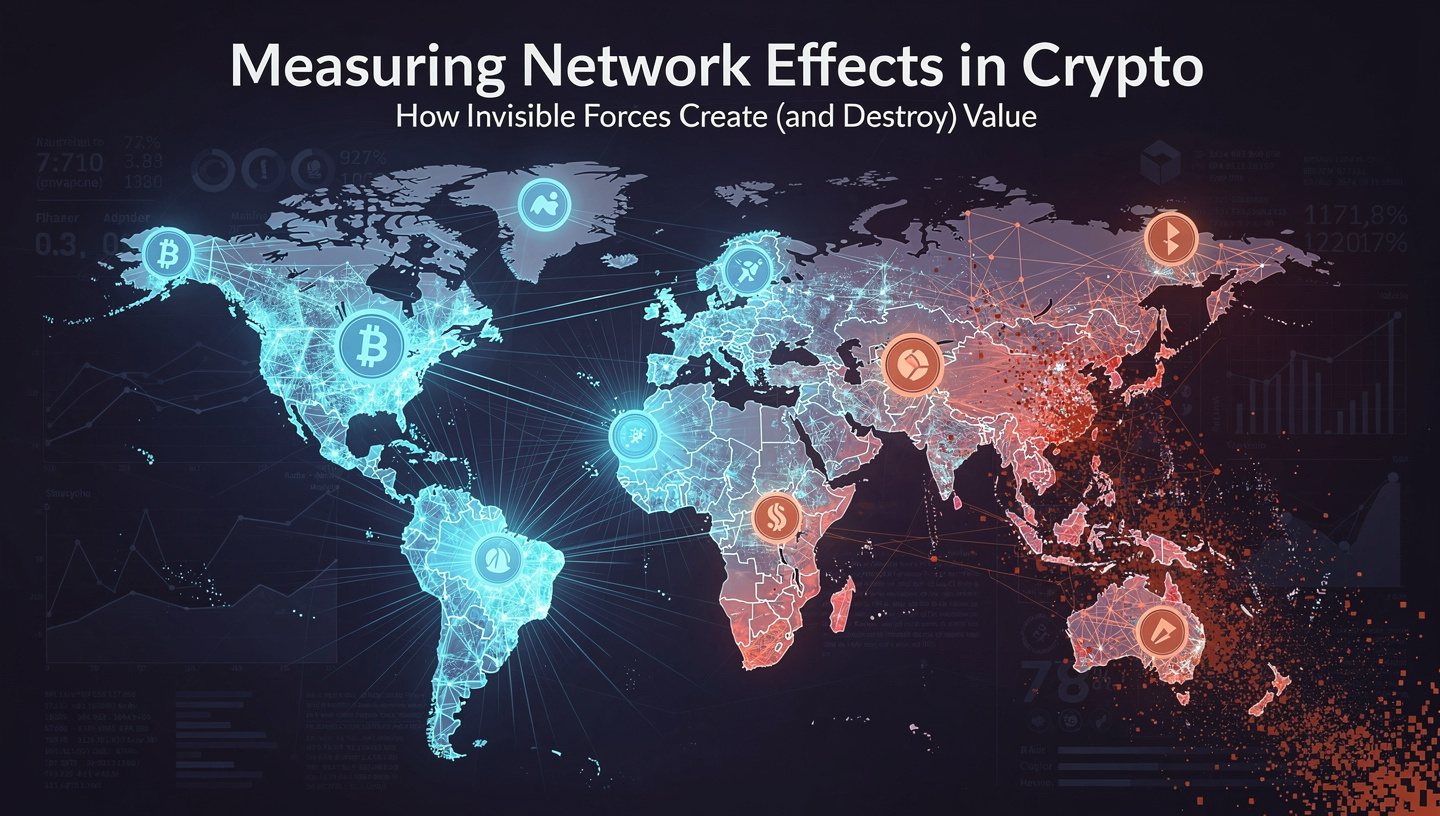Measuring Network Effects in Crypto How Invisible Forces Create (and Destroy) Value
