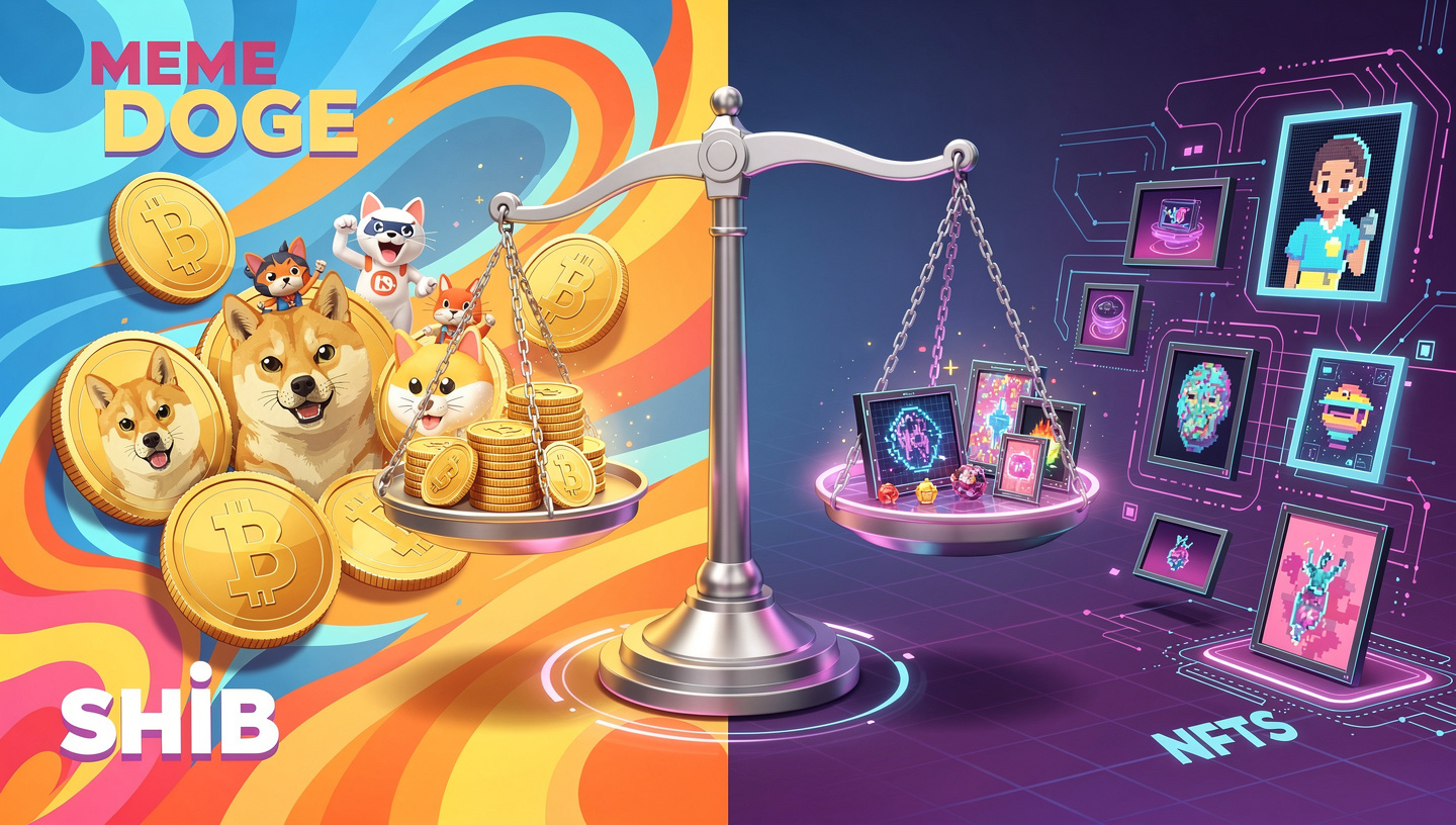 Meme Coins vs NFTs Cultural Speculation Compared