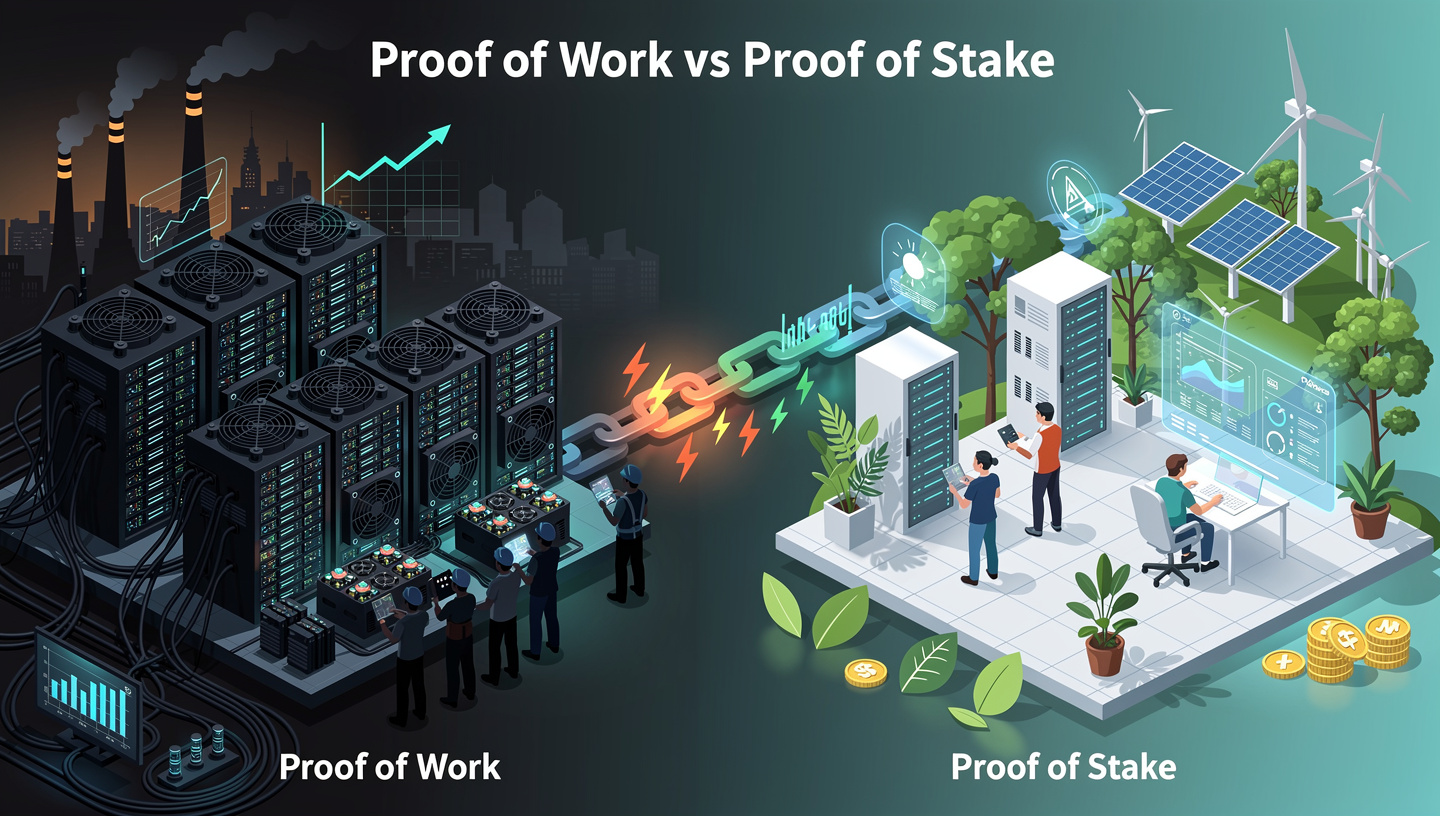 Proof of Work vs. Proof of Stake Key Pros and Cons