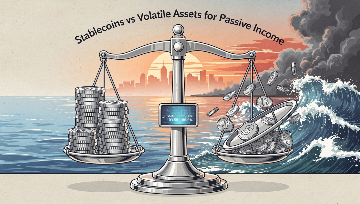 Stablecoins vs. Volatile Assets for Passive Income