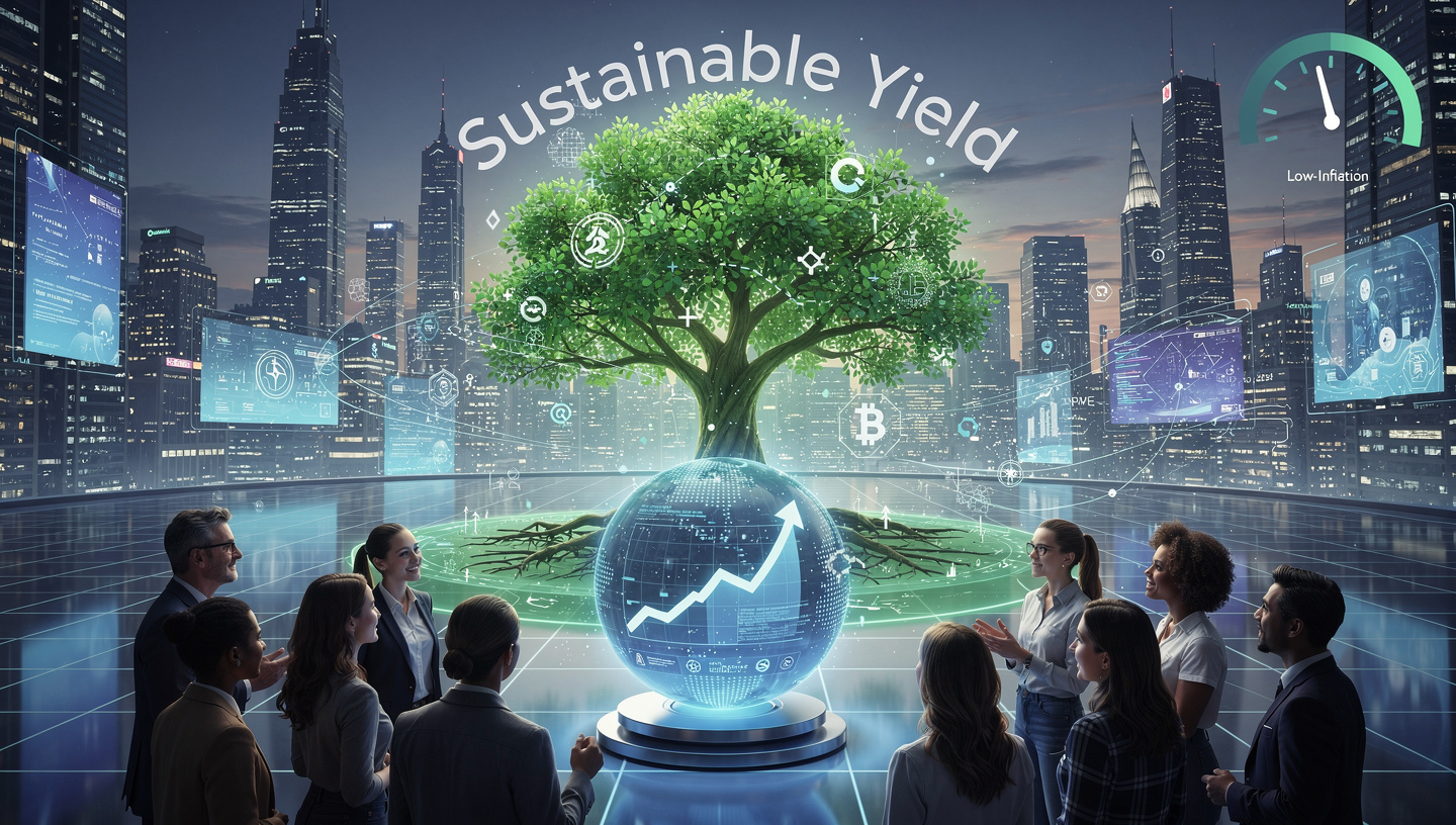 Sustainable Yield in a Low-Inflation Crypto World