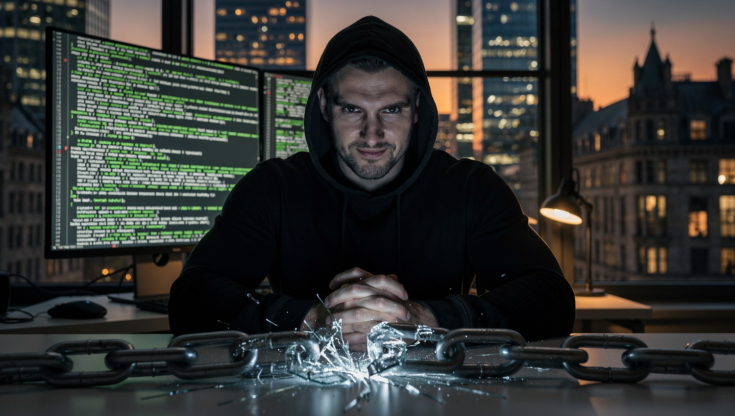 The Hacker Who Broke a Perfect Chain