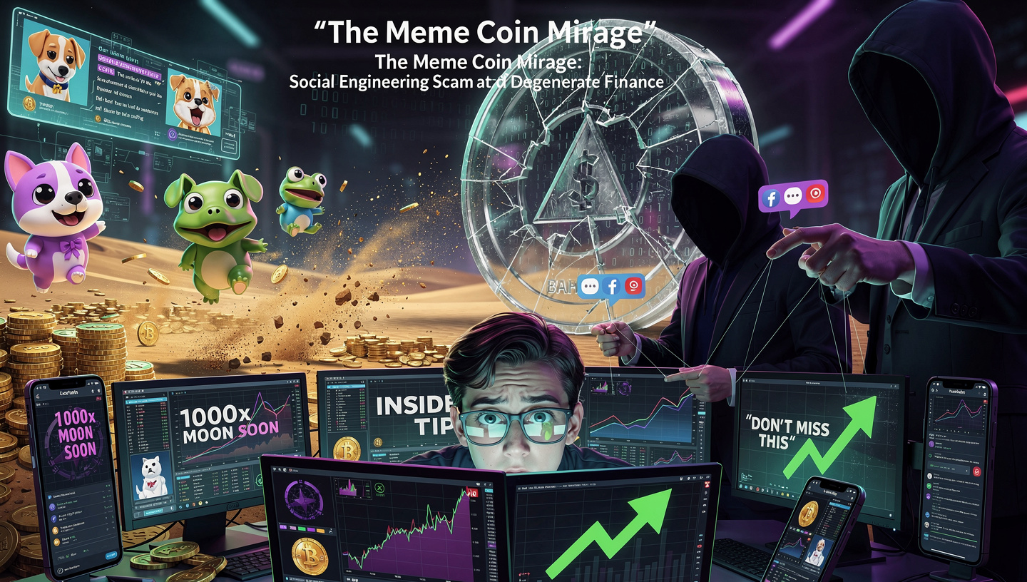 The Meme Coin Mirage Social Engineering Scams in the Age of Degenerate Finance