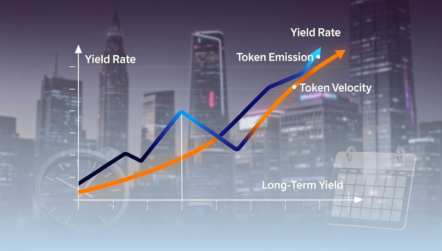 Token Emissions and Long-Term Yield Decay