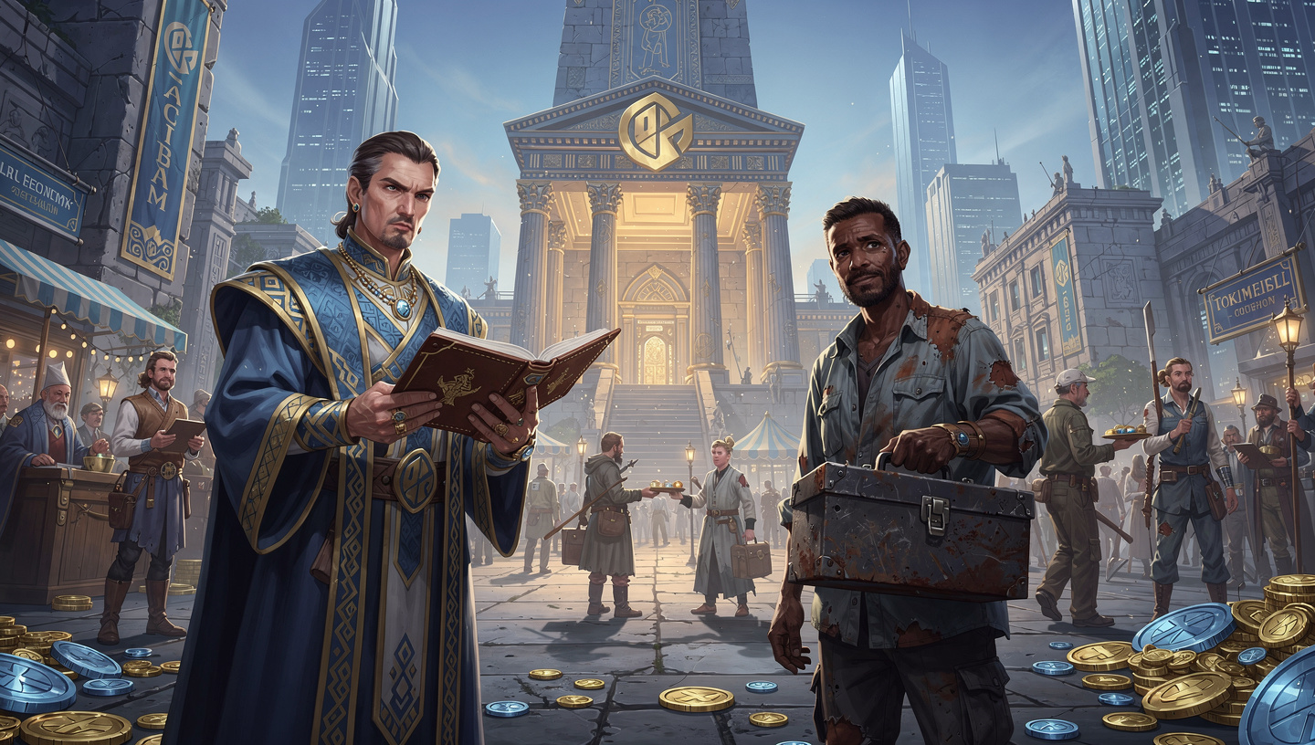 What Social Classes Look Like in a Token Economy