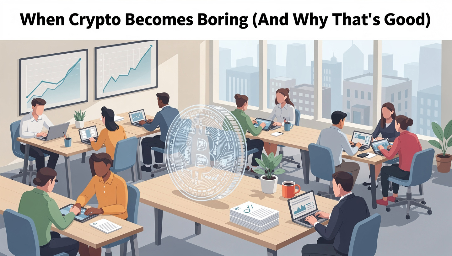 When Crypto Becomes Boring (And Why That’s Good)