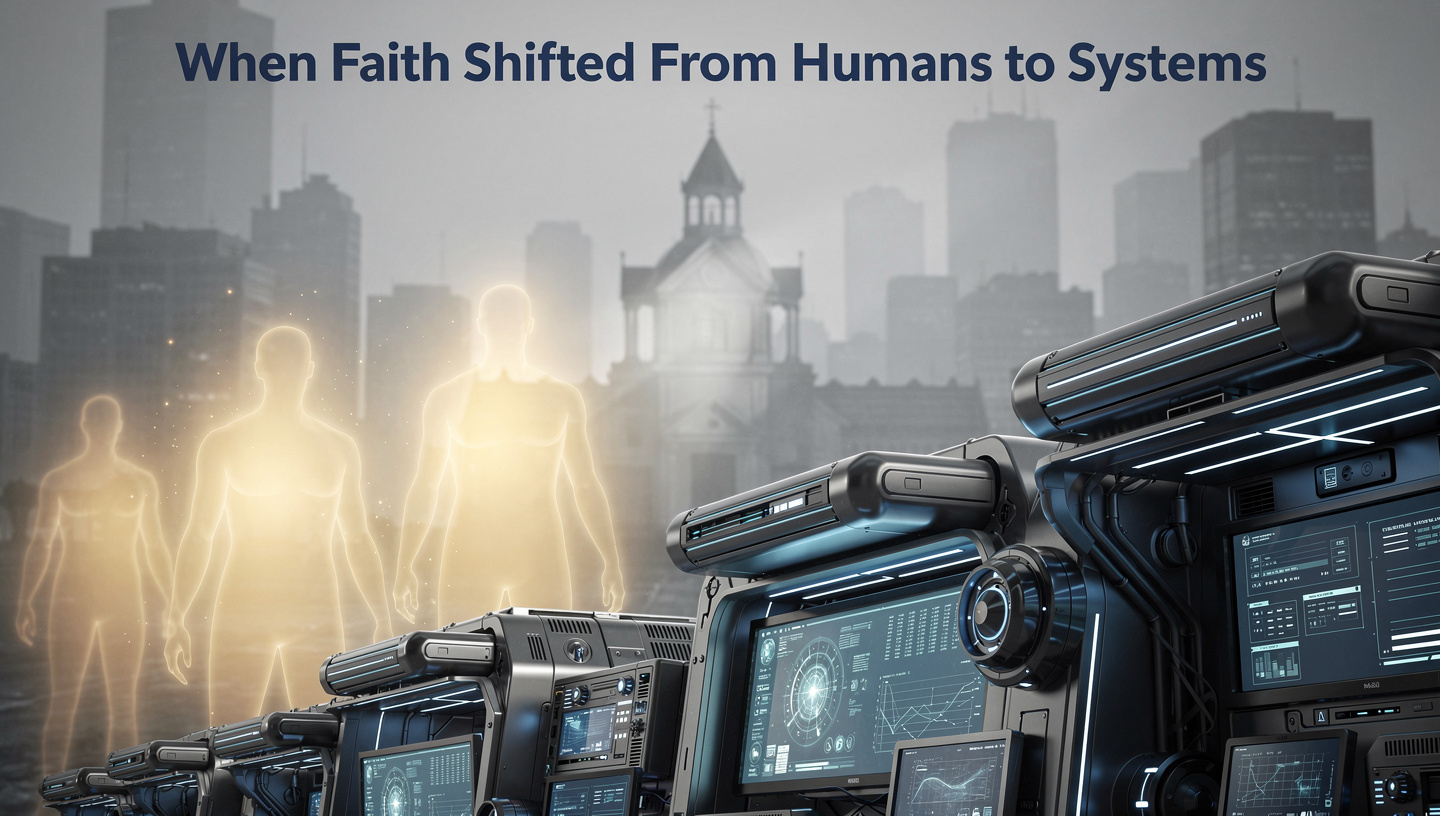 When Faith Shifted From Humans to Systems