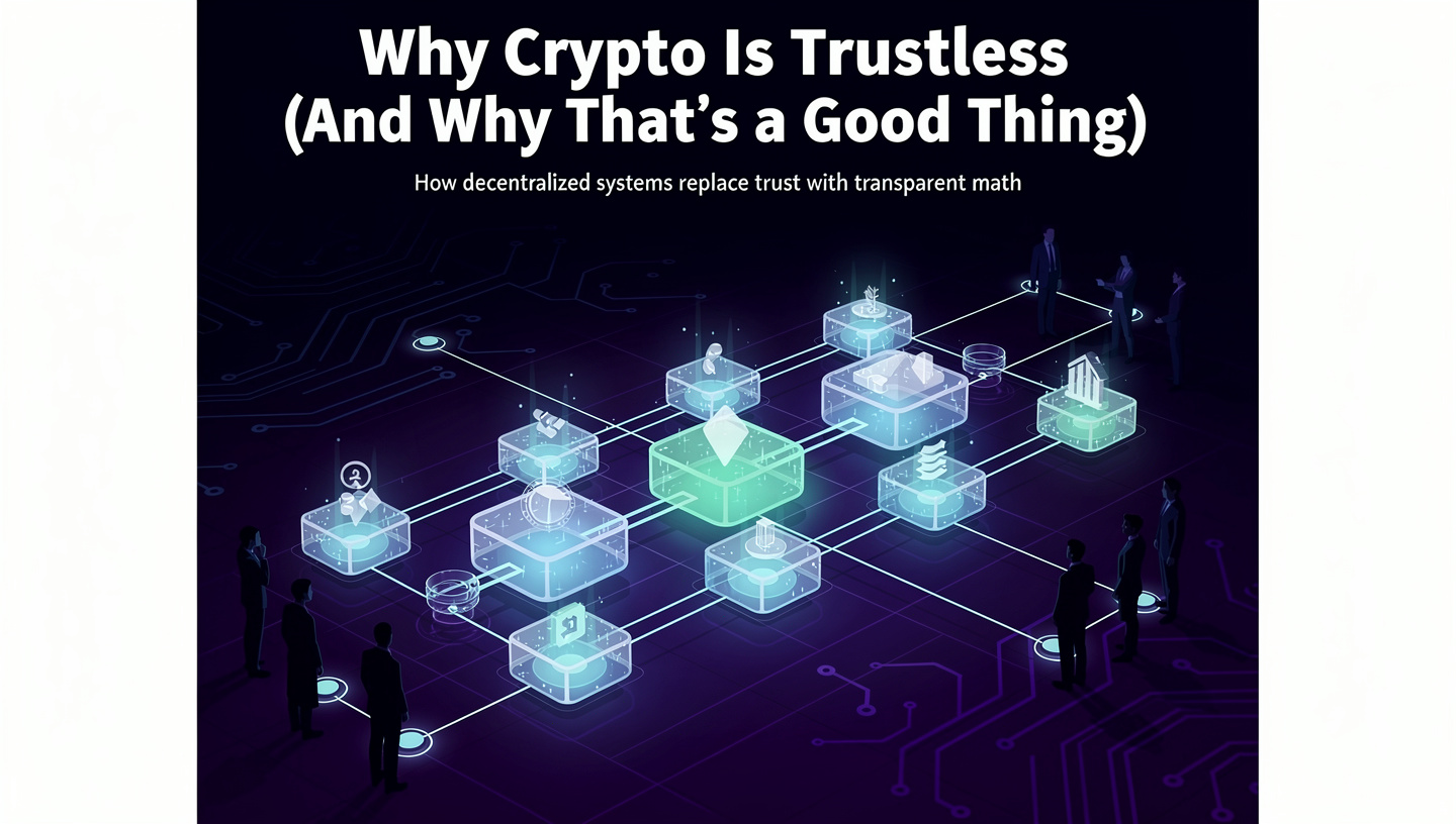 Why Crypto Is Trustless (And Why That’s a Good Thing)