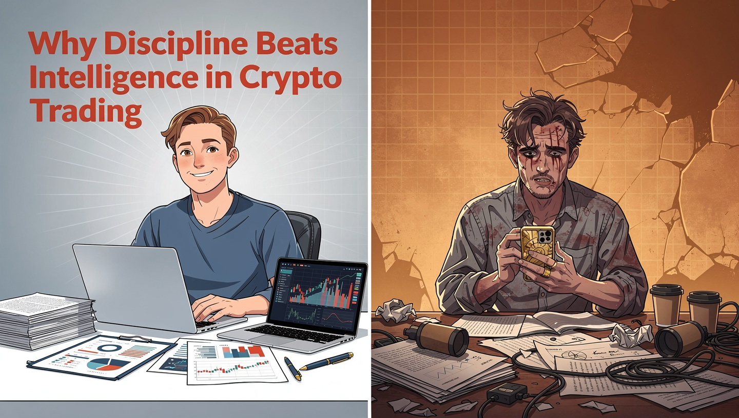 Why Discipline Beats Intelligence in Crypto Trading