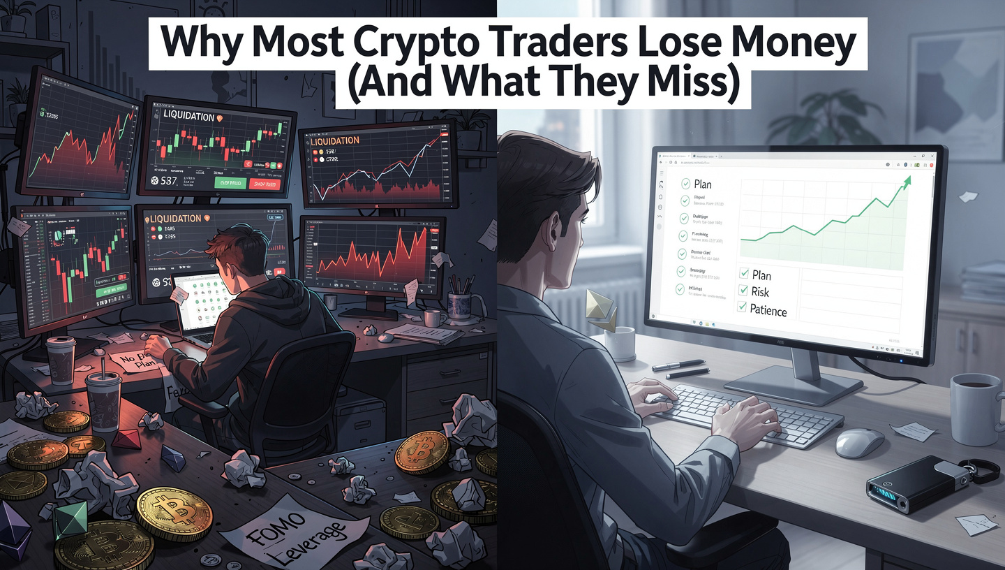 Why Most Crypto Traders Lose Money (And What They Miss)