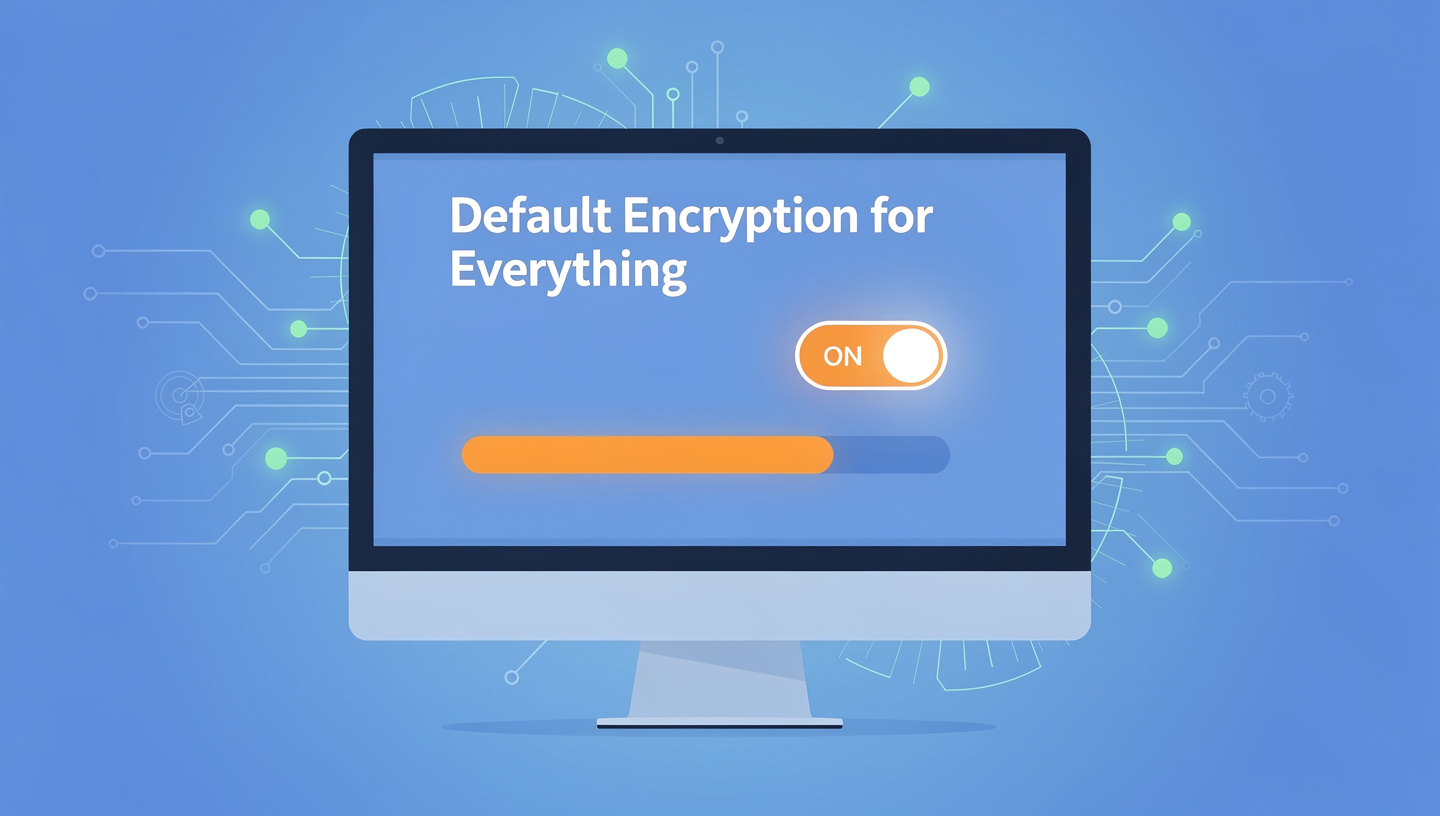 Default Encryption for Everything