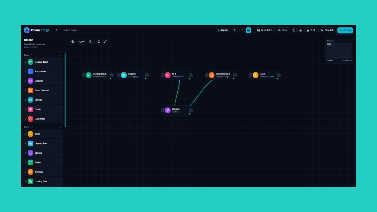 Mini Blockchain Builder